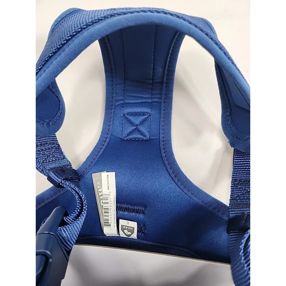 Top Paw Neoprene ROYAL BLUE Adjustable Harness Large ~ New! ~ Great For Pullers!